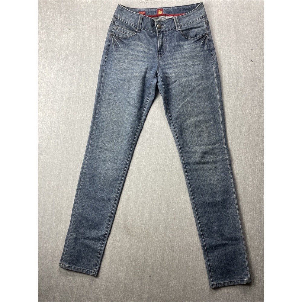 Vintage SASSON dark blue denim Jeans skinny leg shuffle Size 4